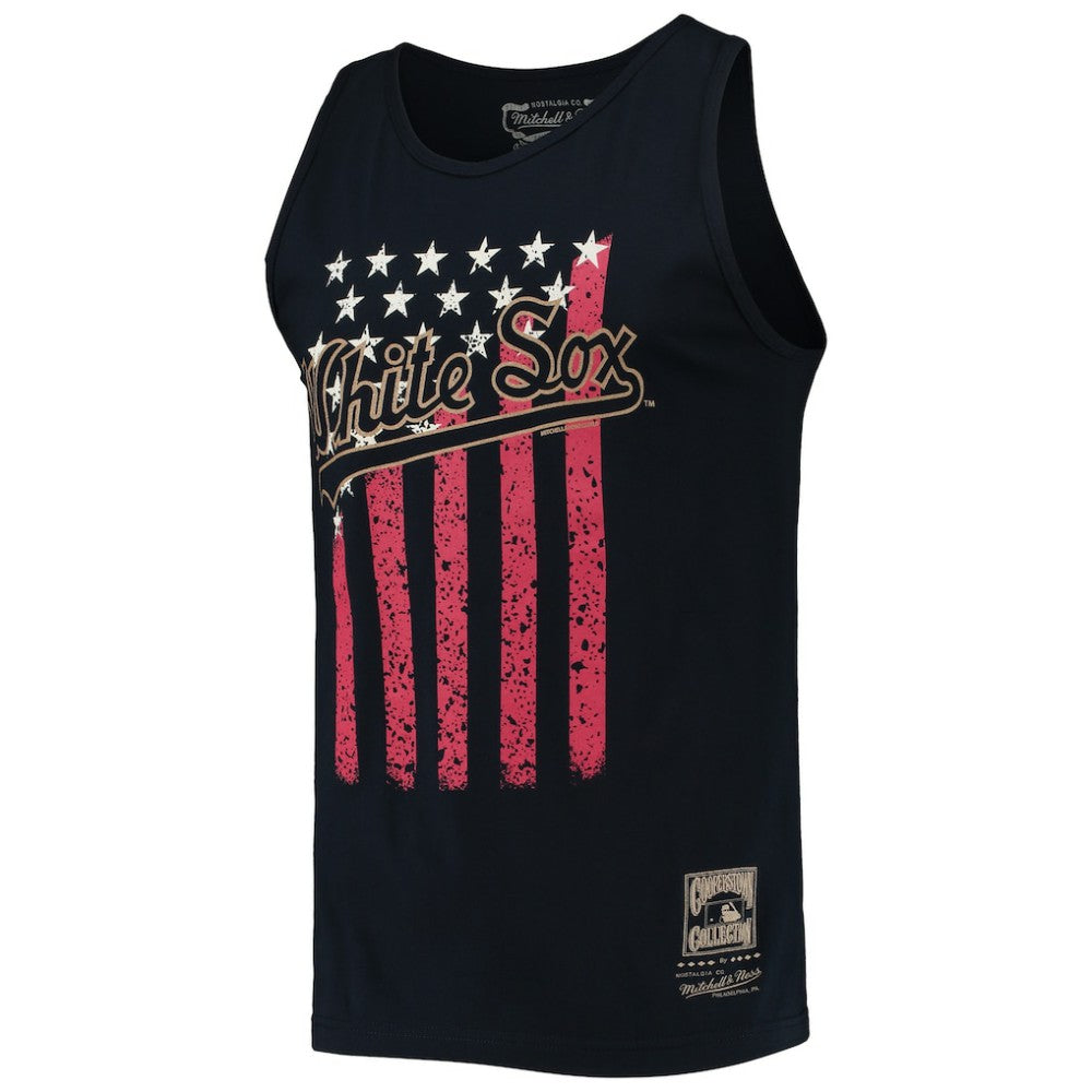 Chicago White Sox Mitchell & Ness Cooperstown Collection Stars and Stripes Tank Top - MLB