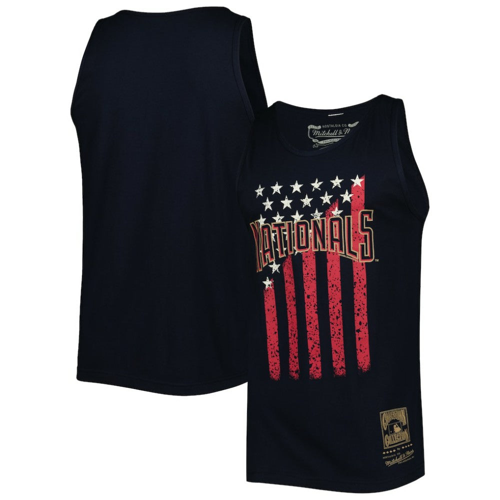 Washington Nationals Mitchell & Ness Cooperstown Collection Stars and Stripes Tank Top - MLB