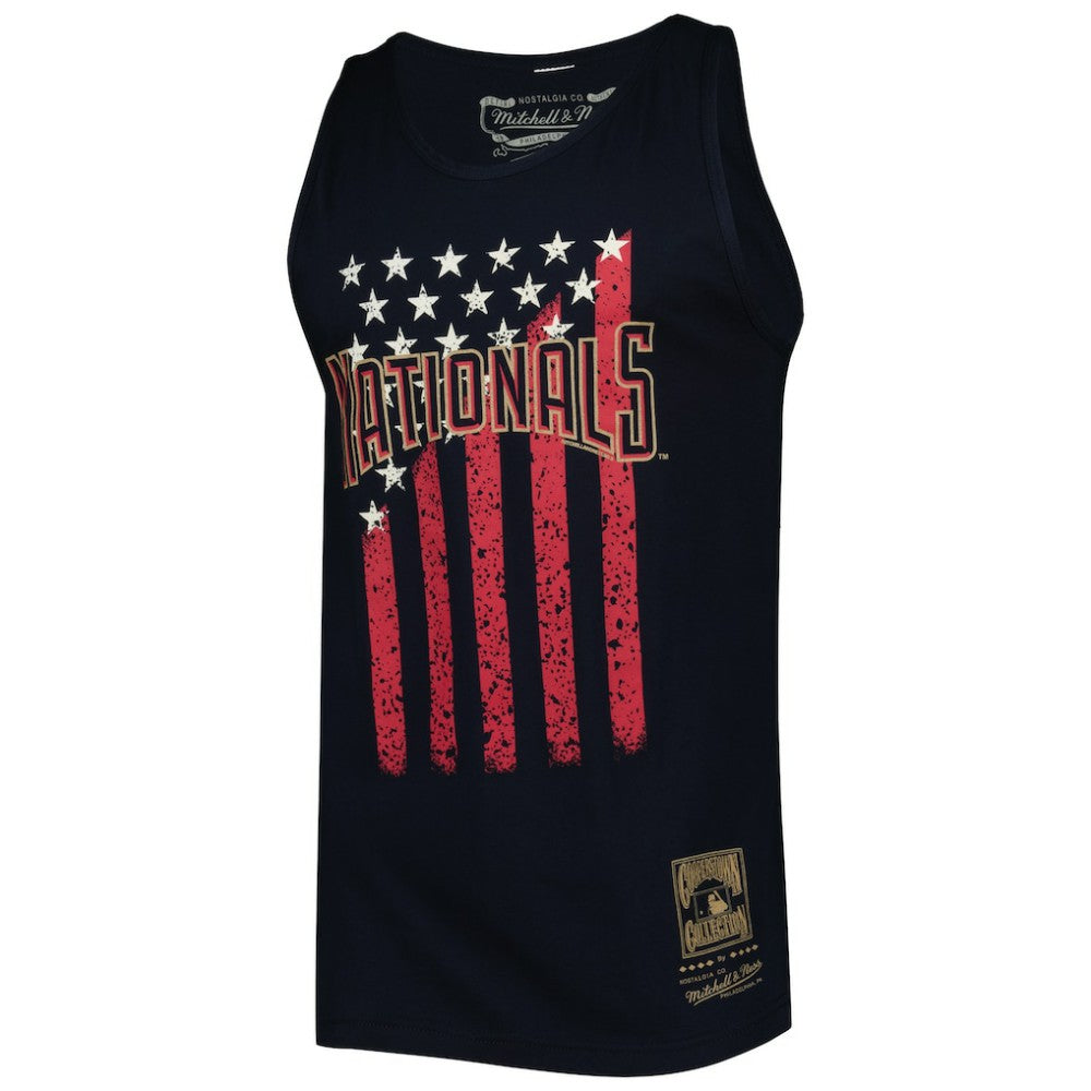 Washington Nationals Mitchell & Ness Cooperstown Collection Stars and Stripes Tank Top - MLB