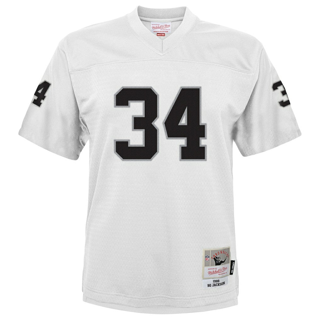 Bo Jackson Las Vegas Raiders Youth 1988 Retired Player Legacy Jersey White | Mitchell & Ness