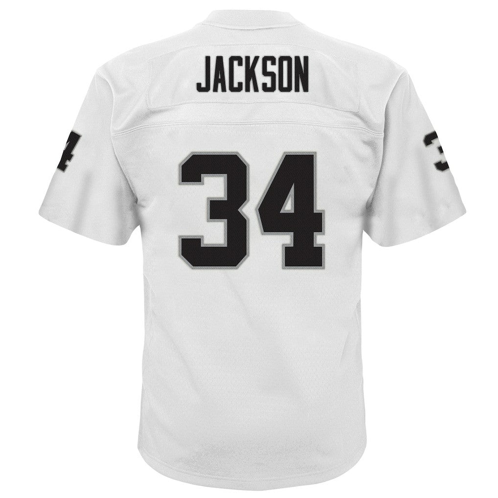 Bo Jackson Las Vegas Raiders Youth 1988 Retired Player Legacy Jersey White | Mitchell & Ness