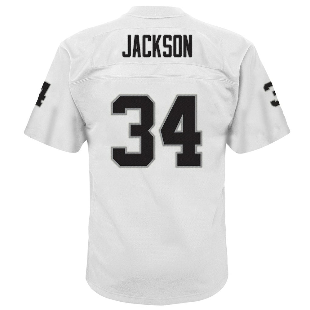 Bo Jackson Las Vegas Raiders Youth 1988 Retired Player Legacy Jersey White | Mitchell & Ness