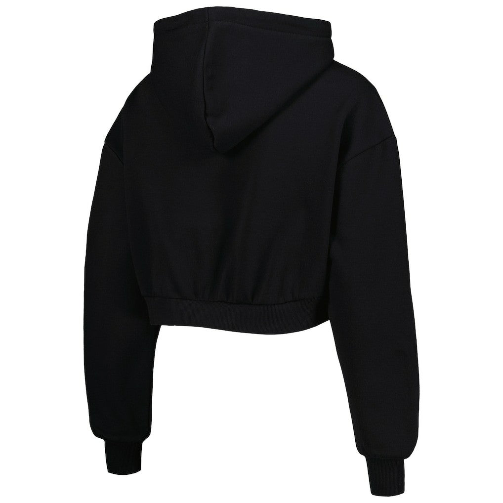 Arizona Cardinals The Wild Collective Women's Cropped Pullover Hoodie Black | NFL