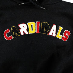 Arizona Cardinals The Wild Collective Women's Cropped Pullover Hoodie Black | NFL