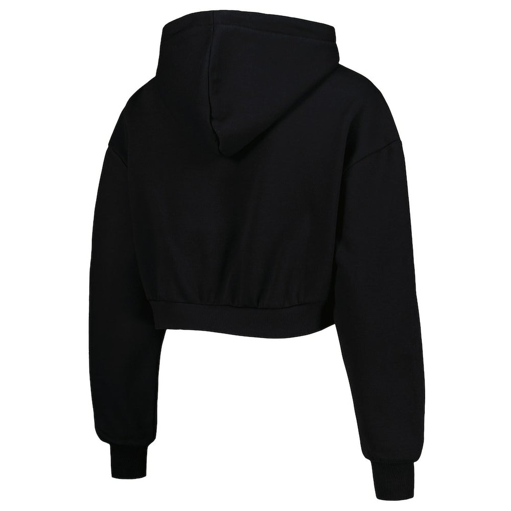 Baltimore Ravens The Wild Collective Women's Cropped Pullover Hoodie Black | NFL