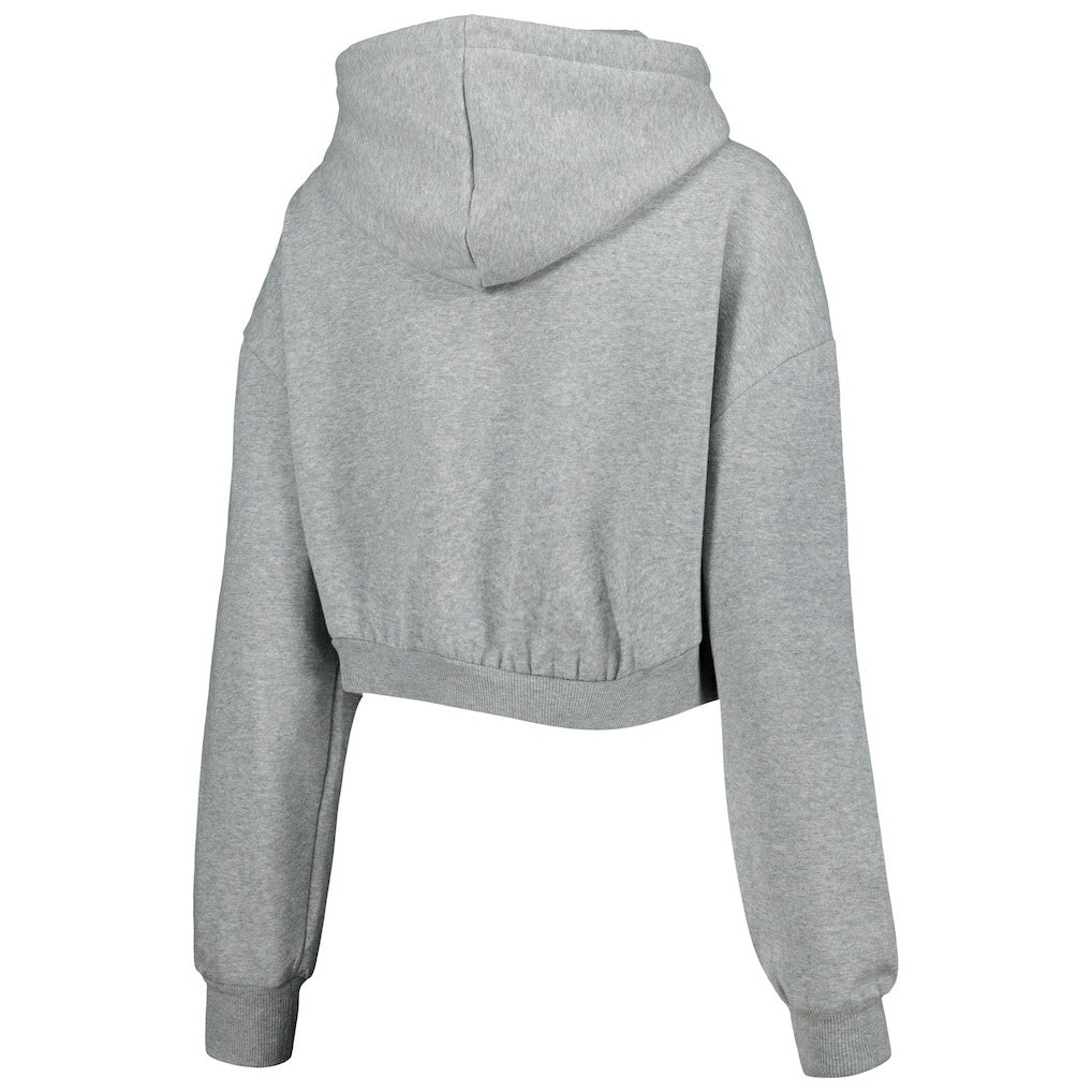 Indianapolis Colts The Wild Collective Women's Cropped Pullover Hoodie Gray | NFL