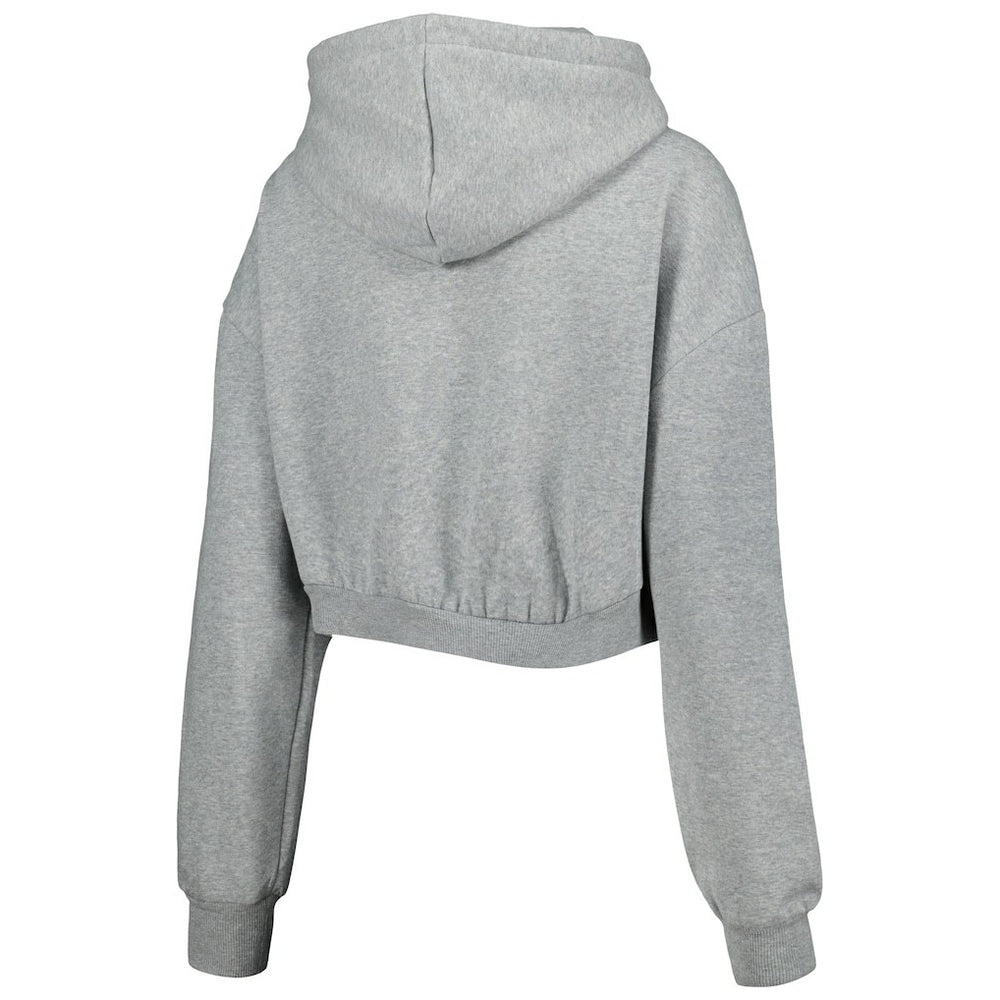 Indianapolis Colts The Wild Collective Women's Cropped Pullover Hoodie Gray | NFL