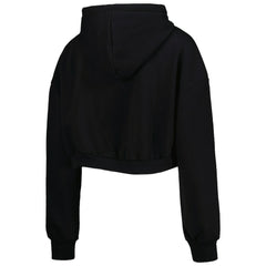 Las Vegas Raiders The Wild Collective Women's Cropped Pullover Hoodie Black | NFL