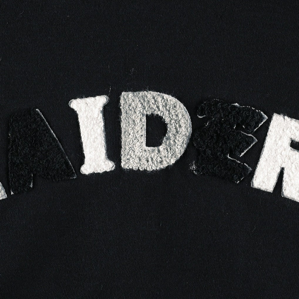 Las Vegas Raiders The Wild Collective Women's Cropped Pullover Hoodie Black | NFL