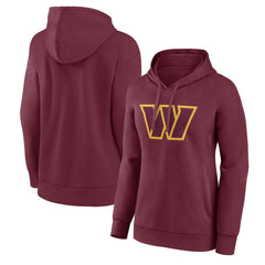 Washington Commanders Women's Team Primary Logo Pullover Hoodie Burgundy | Fanatics