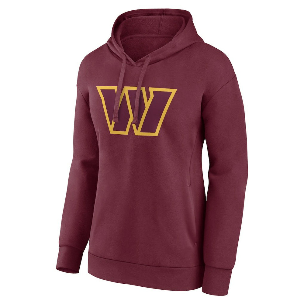 Washington Commanders Women's Team Primary Logo Pullover Hoodie Burgundy | Fanatics