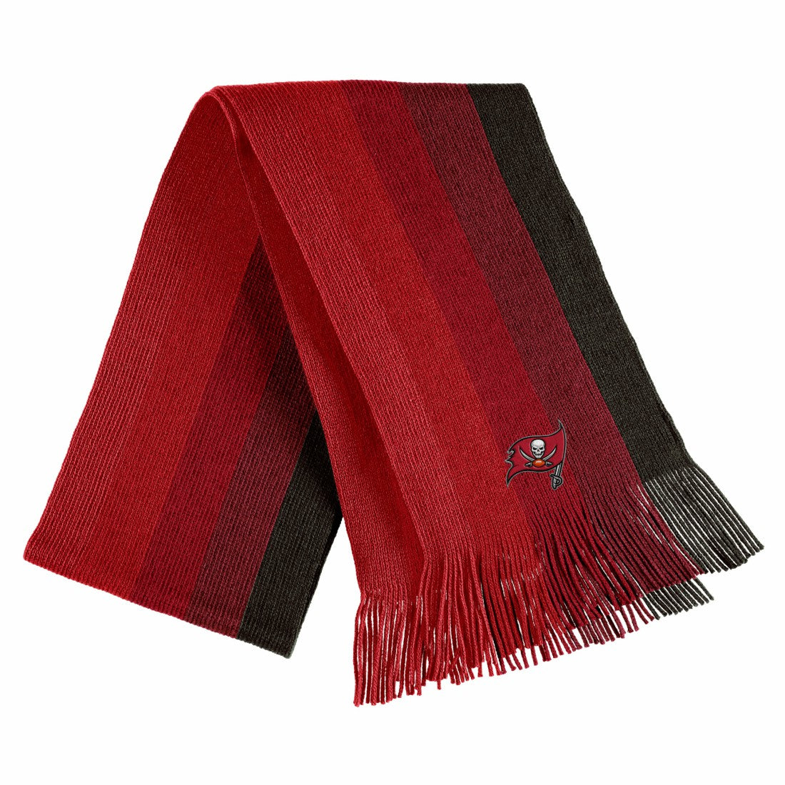 Tampa Bay Buccaneers WEAR by Erin Andrews Women's Ombre Pom Knit Hat and Scarf Set Red | NFL
