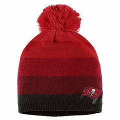 Tampa Bay Buccaneers WEAR by Erin Andrews Women's Ombre Pom Knit Hat and Scarf Set Red | NFL