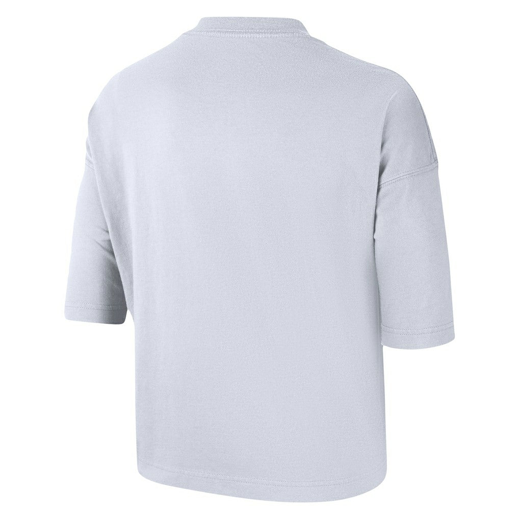 Brooklyn Nets Women's Essential Boxy T-Shirt White - NBA