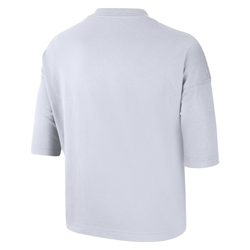 Brooklyn Nets Women's Essential Boxy T-Shirt White - NBA