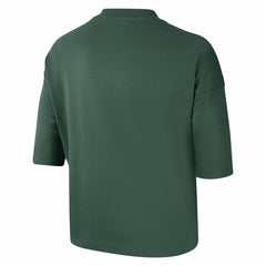 Milwaukee Bucks Women's Essential Boxy T-Shirt Hunter Green - NBA