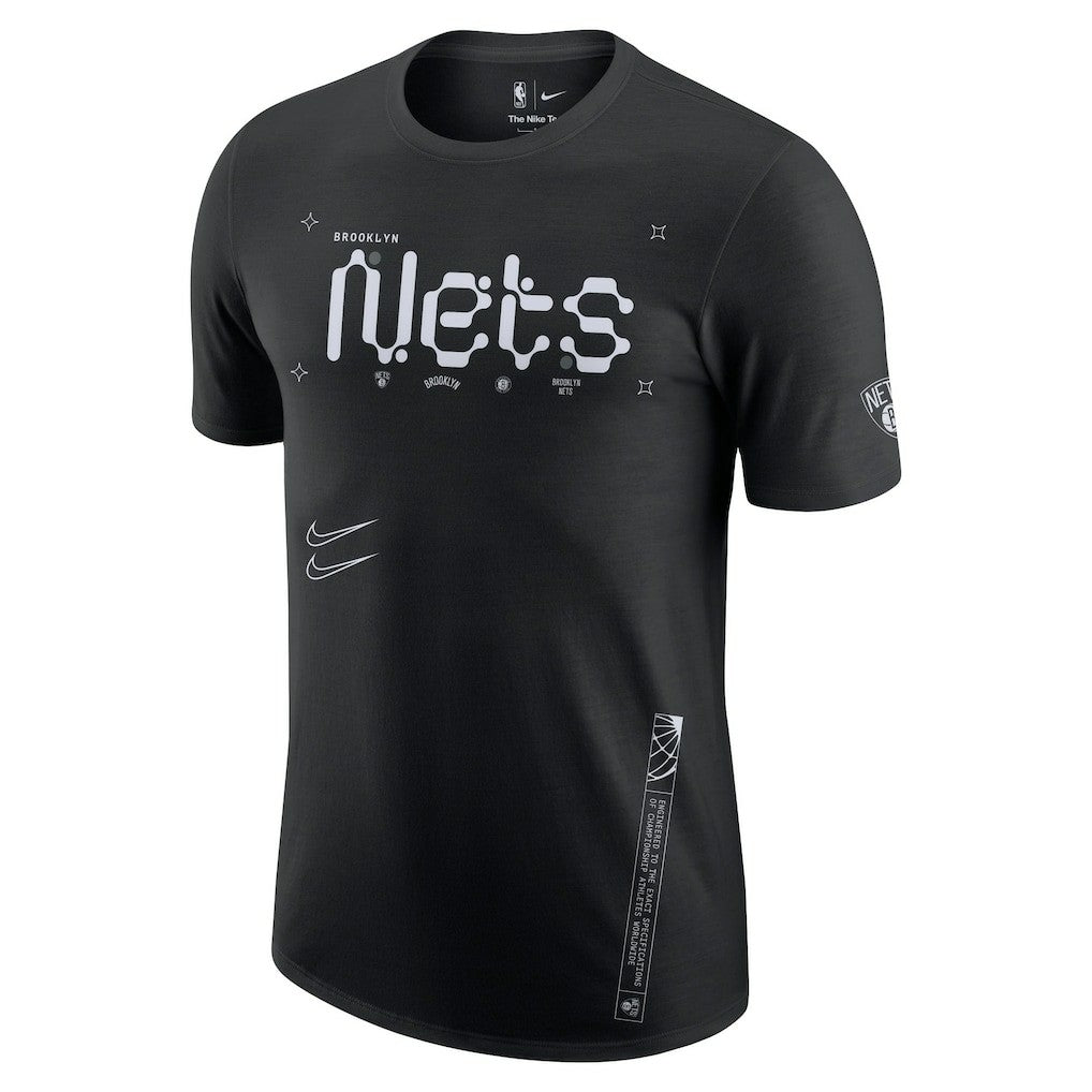 Brooklyn Nets Courtside Air Traffic Control Max90 T-Shirt Black - NBA