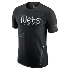 Brooklyn Nets Courtside Air Traffic Control Max90 T-Shirt Black - NBA