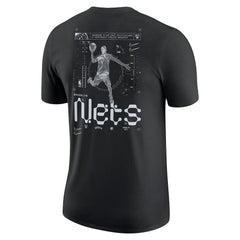 Brooklyn Nets Courtside Air Traffic Control Max90 T-Shirt Black - NBA