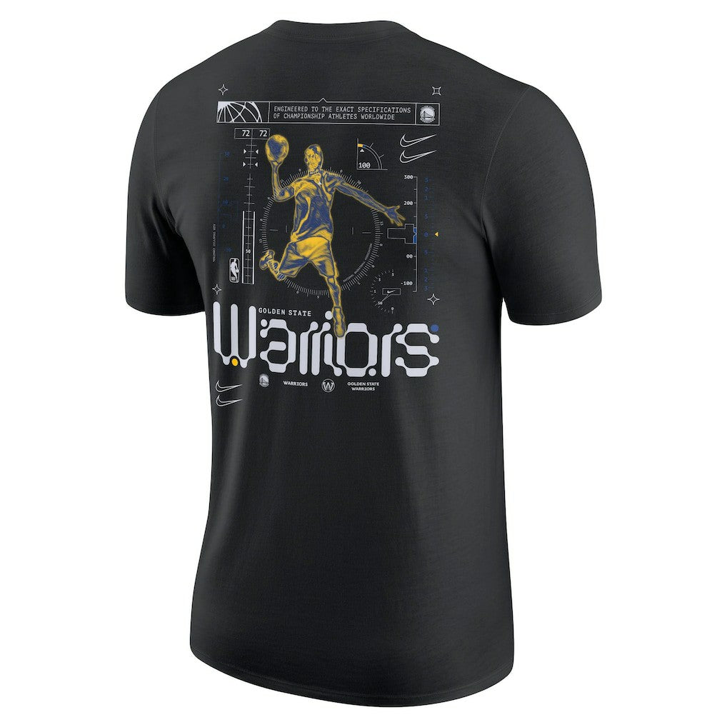 Golden State Warriors Courtside Air Traffic Control Max90 T-Shirt Black - NBA