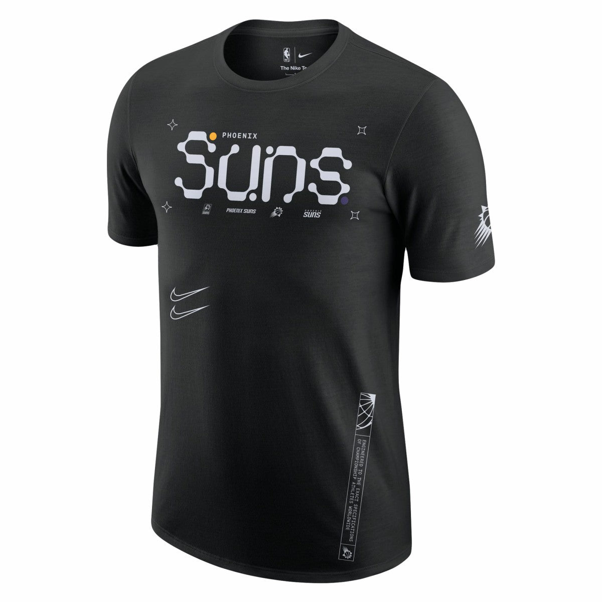 Phoenix Suns Courtside Air Traffic Control Max90 T-Shirt Black - NBA
