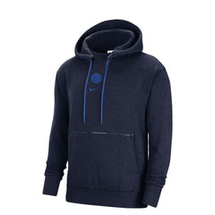 Dallas Mavericks Courtside Versus Flight Pullover Hoodie Heather Navy - NBA