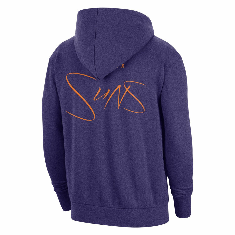 Phoenix Suns Courtside Versus Flight Pullover Hoodie Heather Purple - NBA