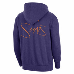 Phoenix Suns Courtside Versus Flight Pullover Hoodie Heather Purple - NBA