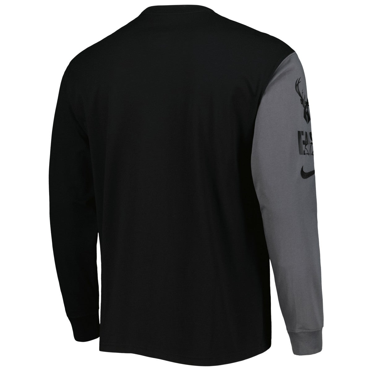 Milwaukee Bucks Courtside Versus Flight MAX90 Long Sleeve T-Shirt Black - NBA