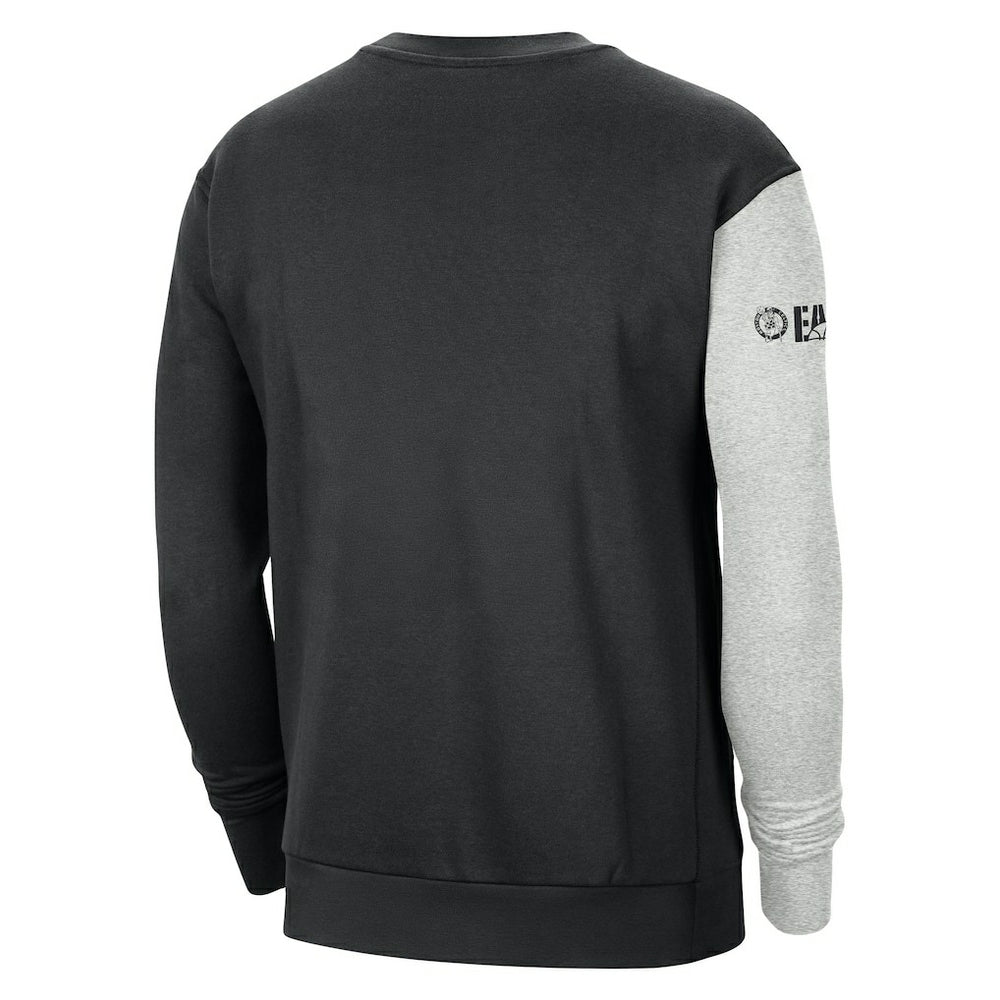 Boston Celtics Courtside Versus Force & Flight Pullover Sweatshirt Black/Heather Gray - NBA