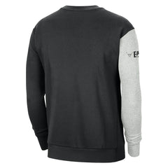 Chicago Bulls Courtside Versus Force & Flight Pullover Sweatshirt Black/Heather Gray - NBA