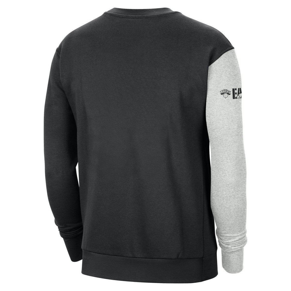 New York Knicks Courtside Versus Force & Flight Pullover Sweatshirt Black/Heather Gray - NBA
