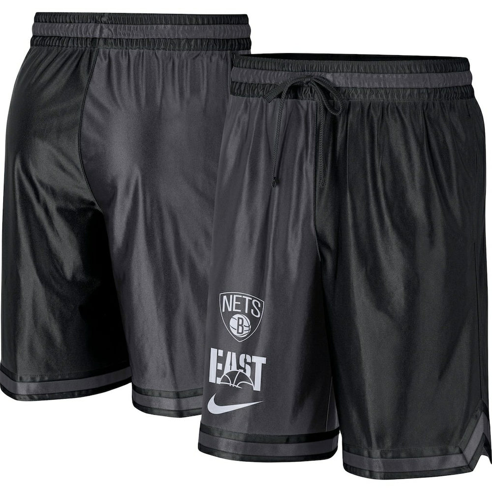 Brooklyn Nets Courtside Versus Force Split DNA Performance Shorts Black/Anthracite - NBA