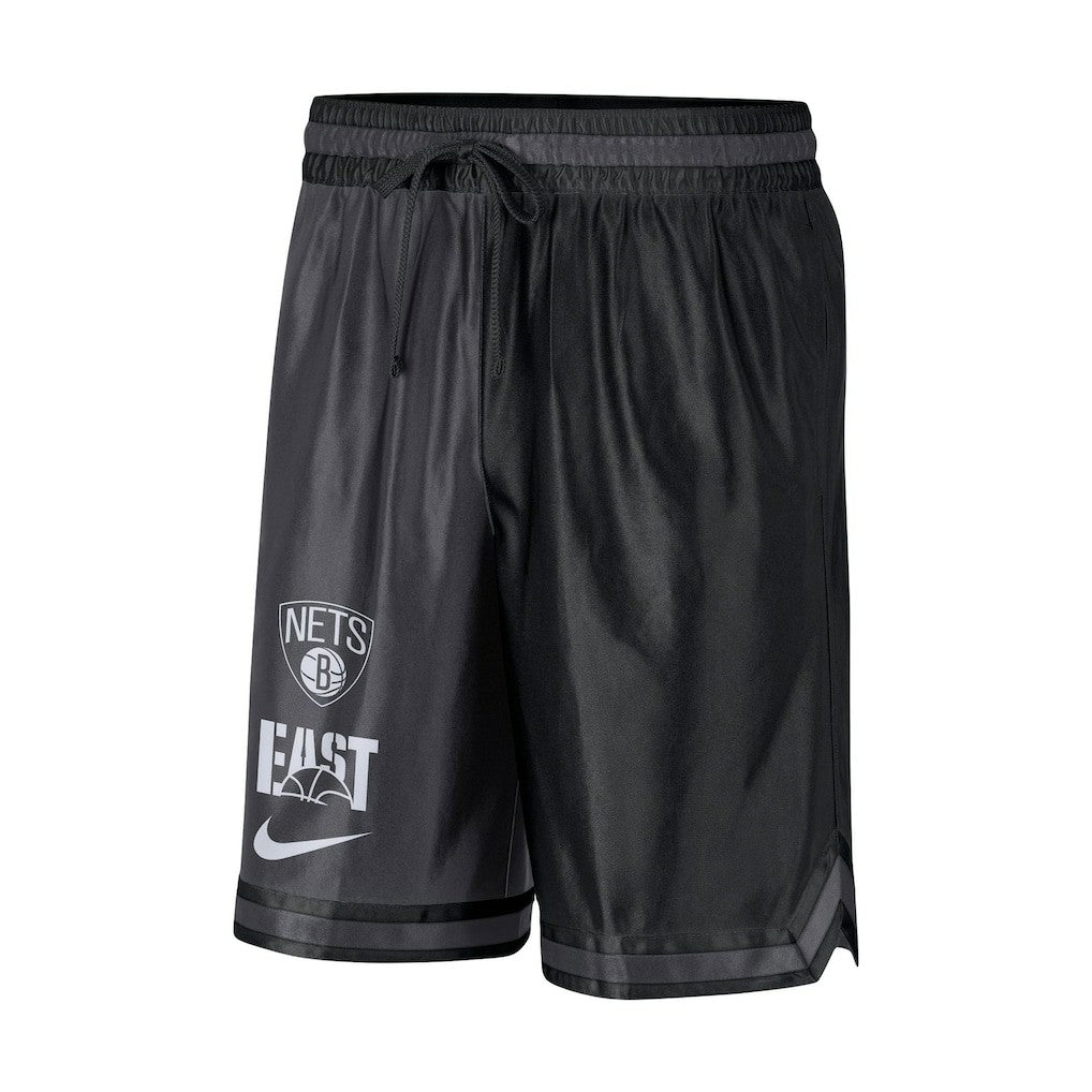 Brooklyn Nets Courtside Versus Force Split DNA Performance Shorts Black/Anthracite - NBA