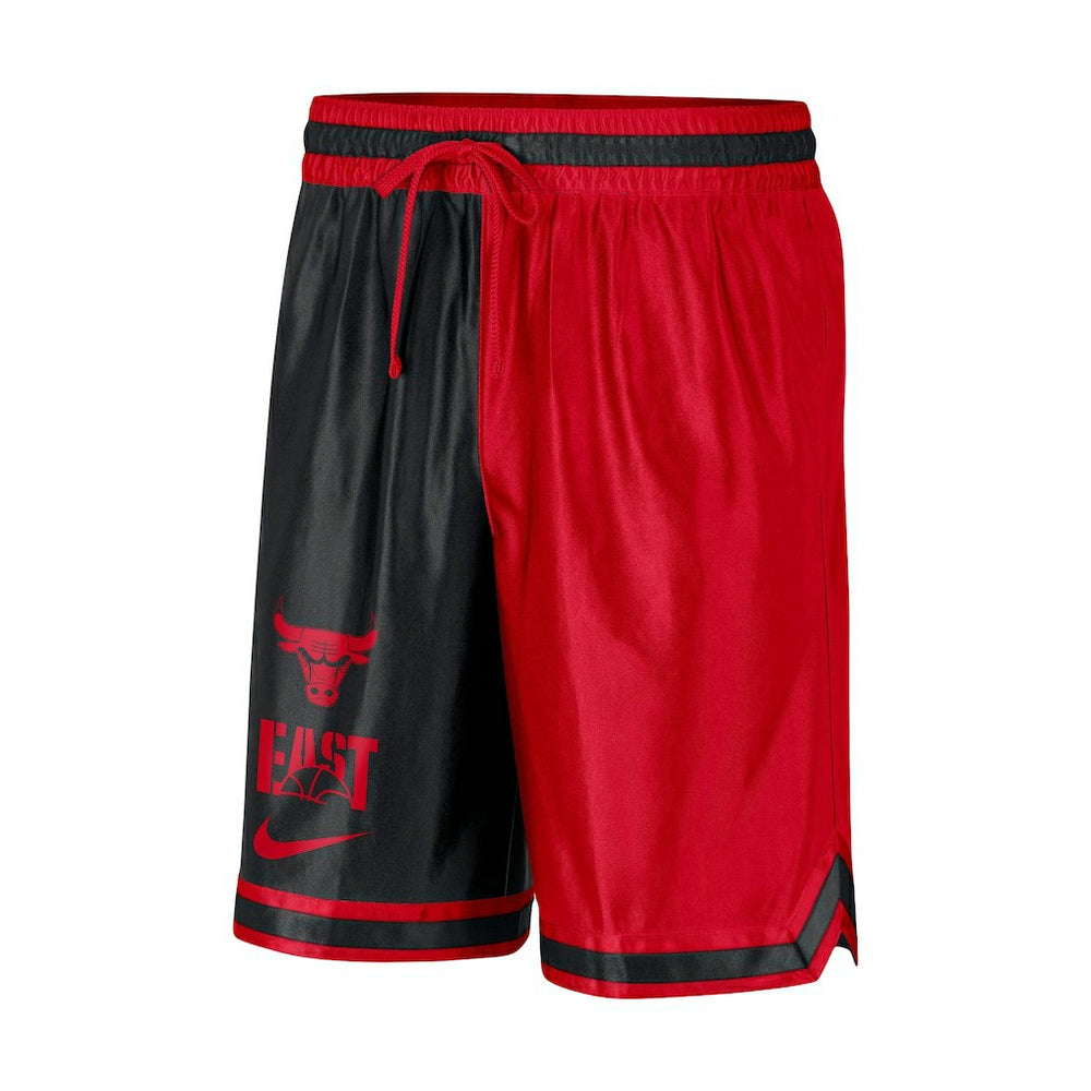 Chicago Bulls Courtside Versus Force Split DNA Performance Shorts Red/Black - NBA