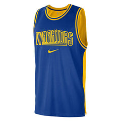 Golden State Warriors Courtside Versus Force Split DNA Performance Mesh Tank Top Royal/Gold - NBA