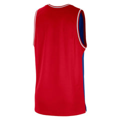 Philadelphia 76ers Courtside Versus Force Split DNA Performance Mesh Tank Top Royal/Red - NBA
