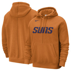 Phoenix Suns Courtside Versus Stitch Split Pullover Hoodie Orange - NBA
