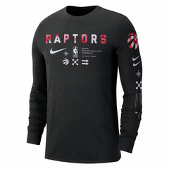 Toronto Raptors Essential Air Traffic Control Long Sleeve T-Shirt Black - NBA