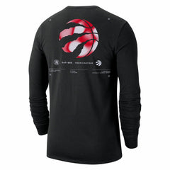 Toronto Raptors Essential Air Traffic Control Long Sleeve T-Shirt Black - NBA