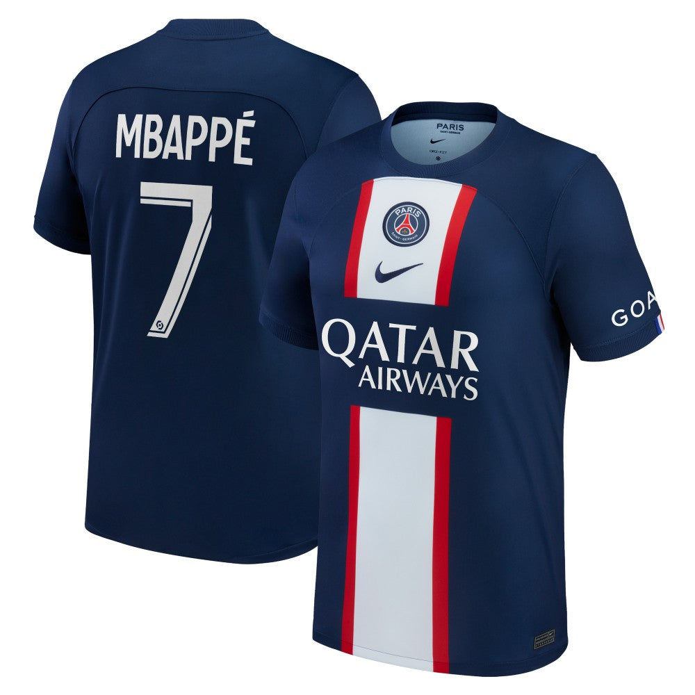 Kylian Mbappé Paris Saint-Germain 2022/23 Home Replica Player Jersey Blue | Nike