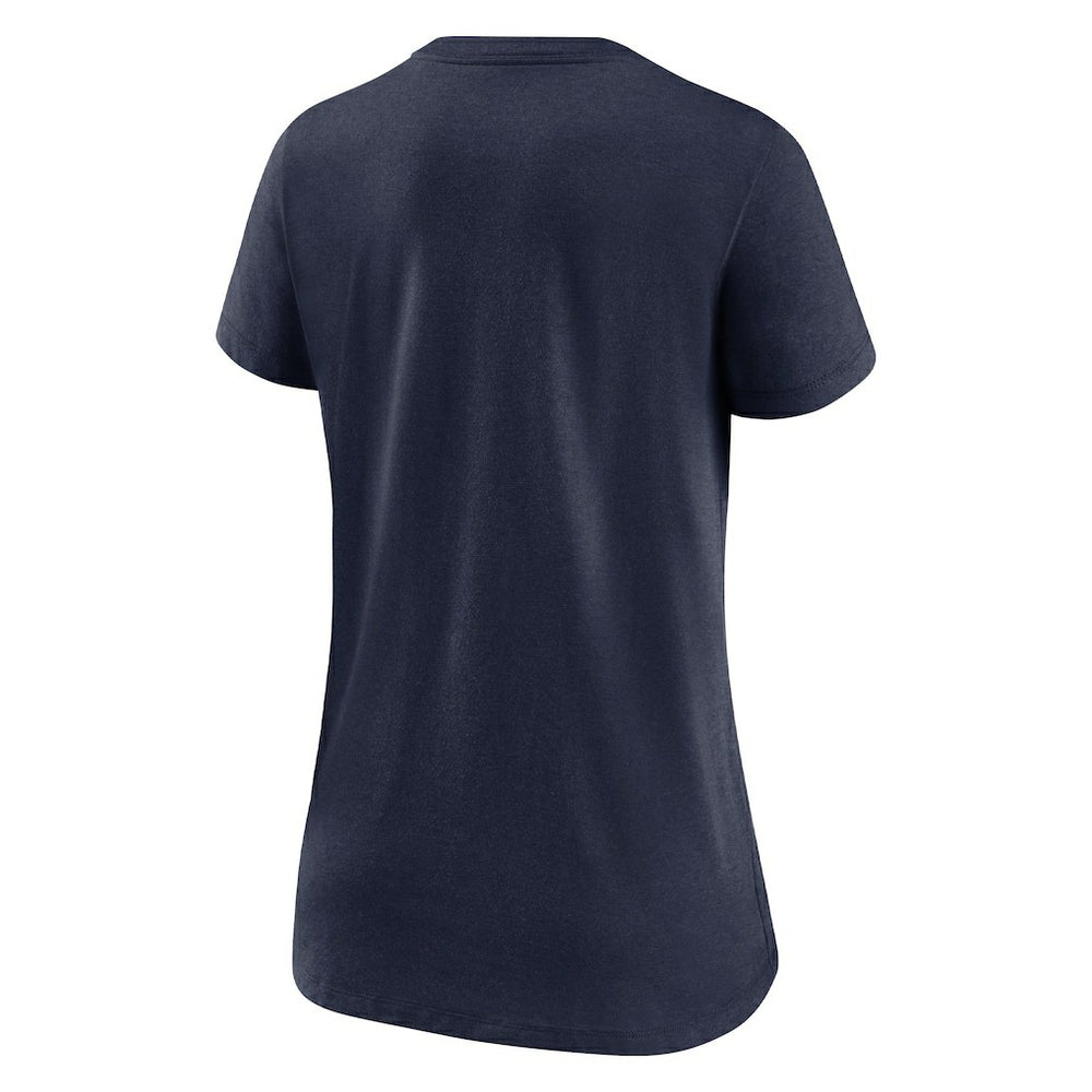 New England Patriots Women's Hometown Collection Tri-Blend V-Neck T-Shirt Navy | Nike for Sale