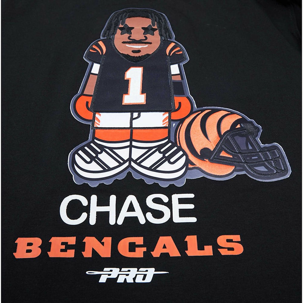 Ja'Marr Chase Cincinnati Bengals Pro Standard Player Avatar Graphic T-Shirt Black | NFL