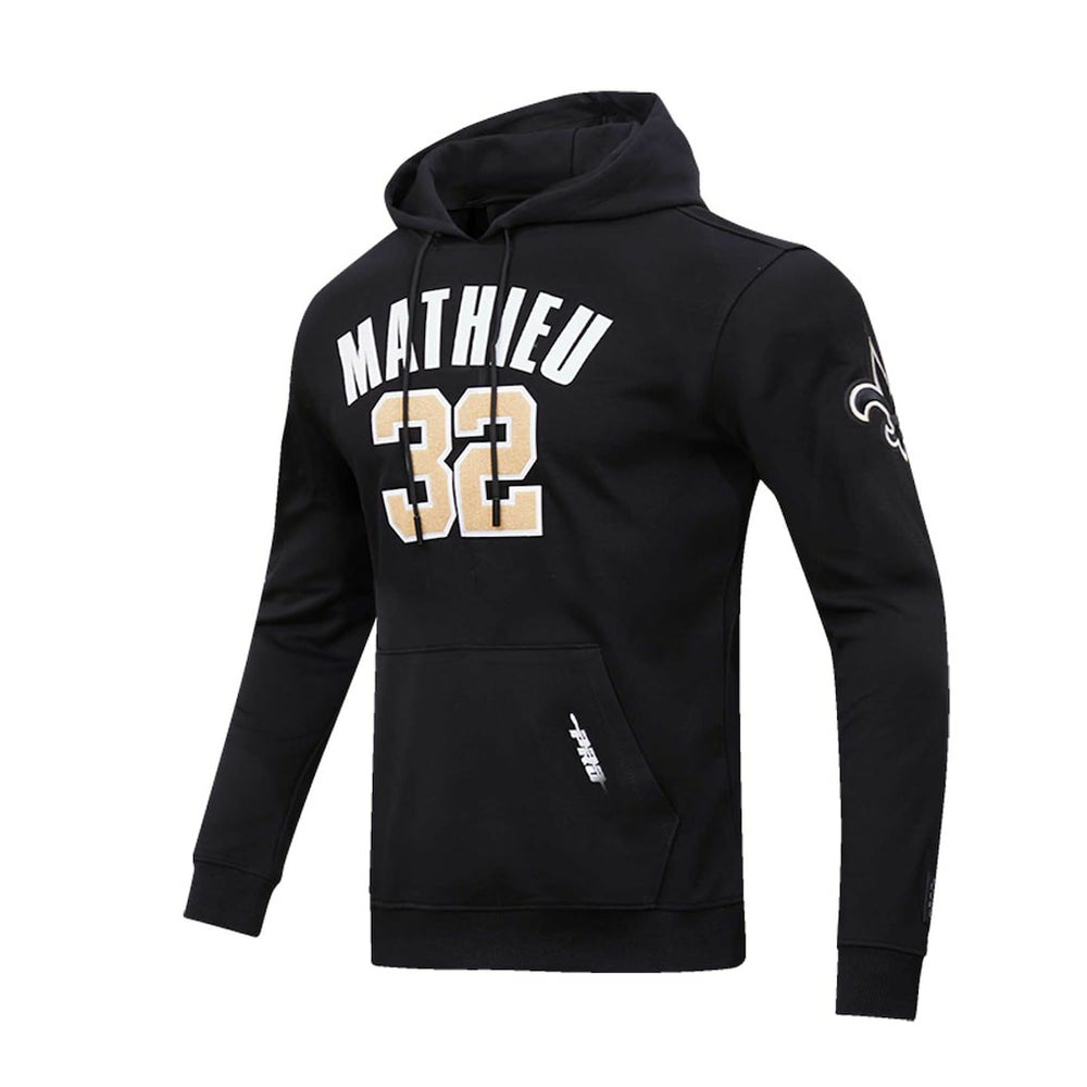 Tyrann Mathieu New Orleans Saints Pro Standard Player Name & Number Pullover Hoodie Black | NFL