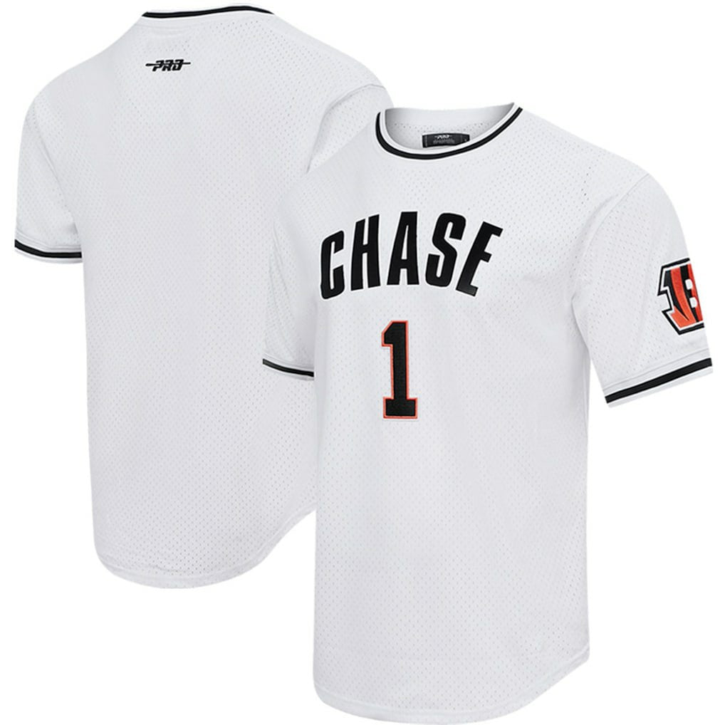 Ja'Marr Chase Cincinnati Bengals Pro Standard Mesh Player Name & Number Top White | NFL