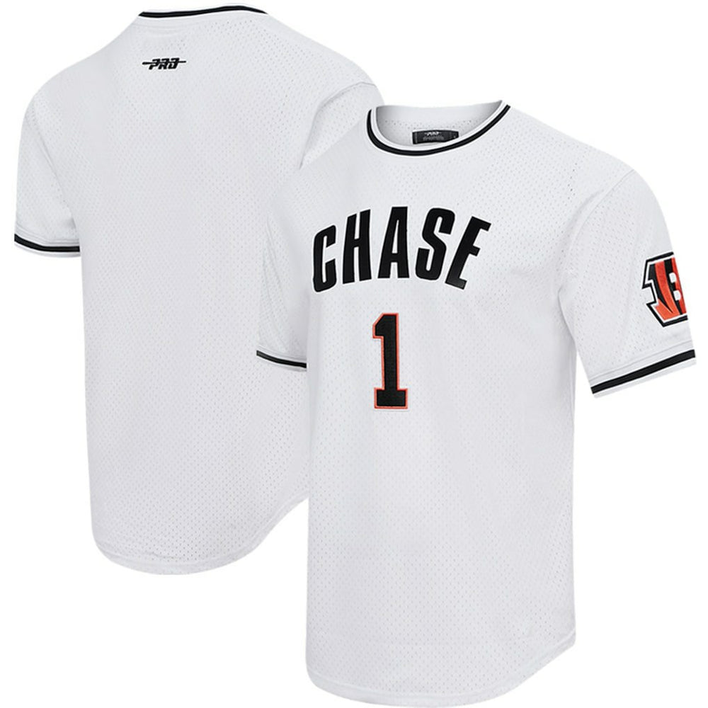 Ja'Marr Chase Cincinnati Bengals Pro Standard Mesh Player Name & Number Top White | NFL