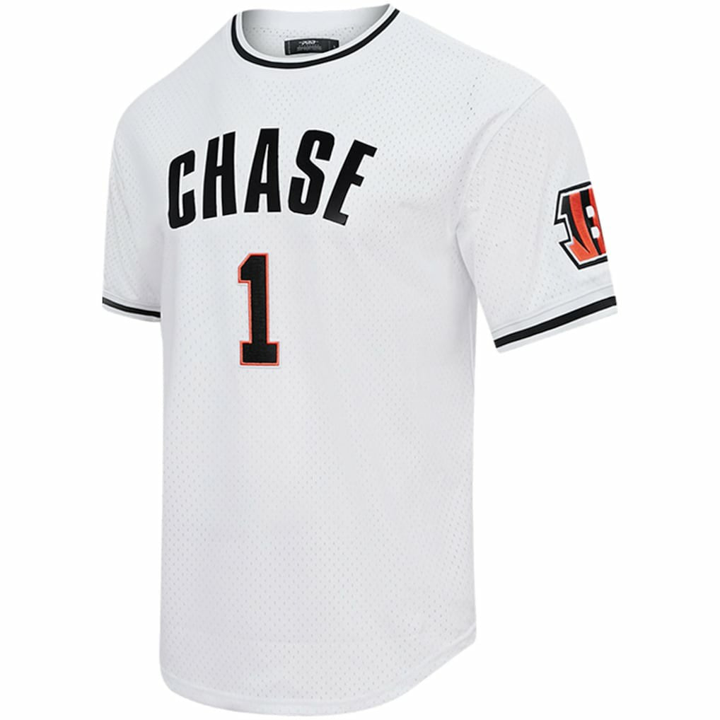 Ja'Marr Chase Cincinnati Bengals Pro Standard Mesh Player Name & Number Top White | NFL