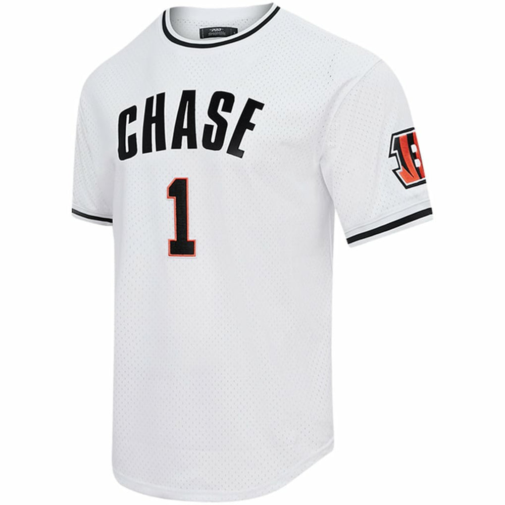 Ja'Marr Chase Cincinnati Bengals Pro Standard Mesh Player Name & Number Top White | NFL