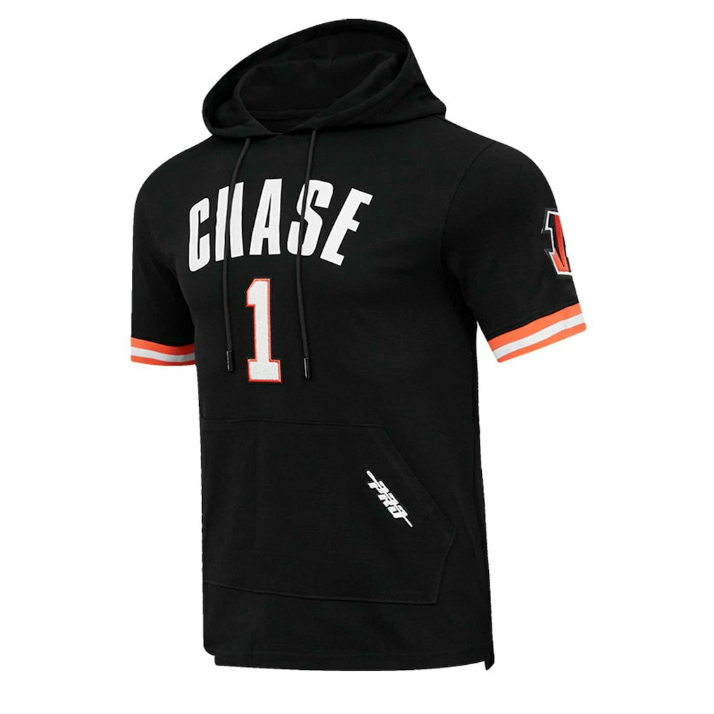 Ja'Marr Chase Cincinnati Bengals Pro Standard Player Name & Number Hoodie T-Shirt Black | NFL