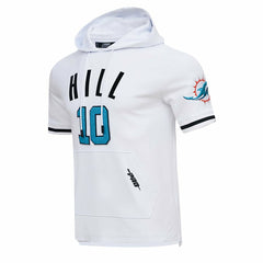 Tyreek Hill Miami Dolphins Pro Standard Player Name & Number Hoodie T-Shirt White | NFL